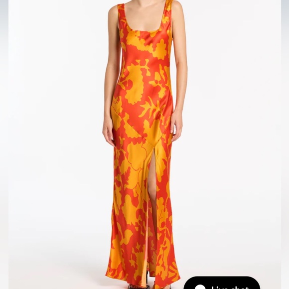 SIR The Label silk maxi dress - Picture 1 of 2